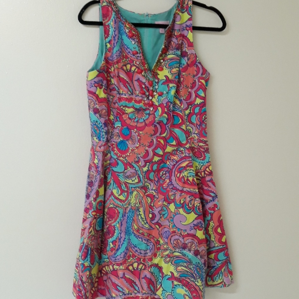Lilly Pulitzer Multicolor Paisley Dress